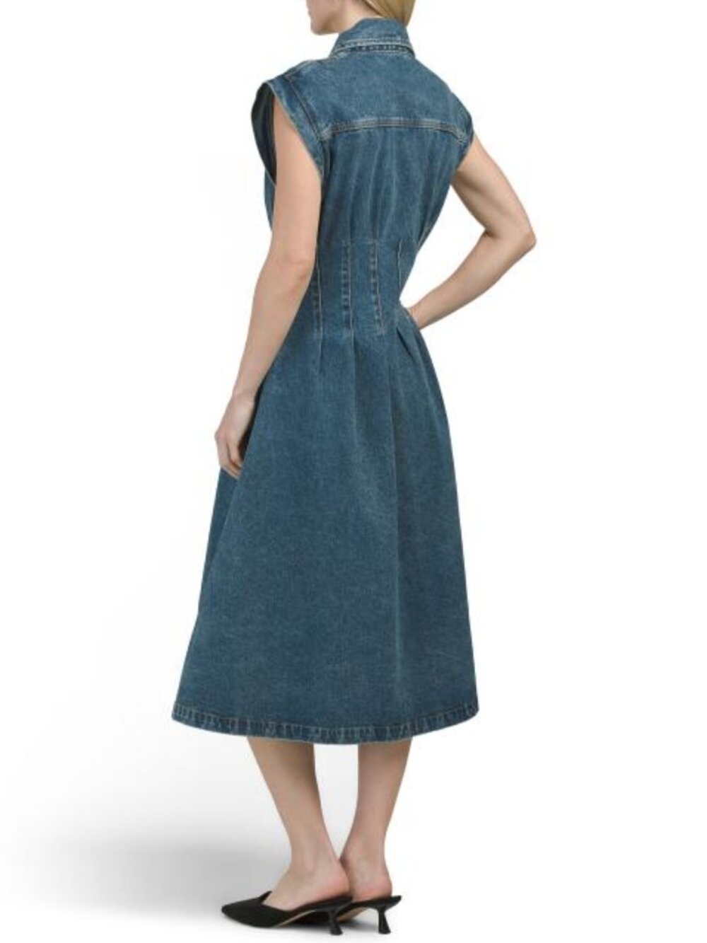 HOUSE OF HARLOW 1960 Edie Denim Dress - Picture 2 of 5